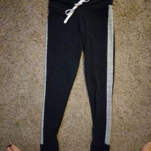 Pink zip up hoodie with matching pink yoga pants size is s(4-6)